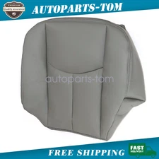 Fits 2003 2004 2005 2006 GMC Sierra Yukon Driver Bottom Seat Cover Pewter Gray