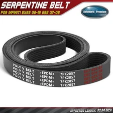 80.94 inch Serpentine Belt for INFINITI EX35 08-12 G35 07-08 Nissan 350Z 07-09