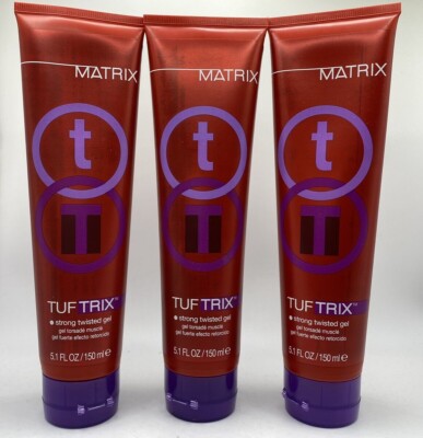 Lot of 3 Matrix Tuf Trix Strong Twisted Gel 5.1 oz *LIQUID