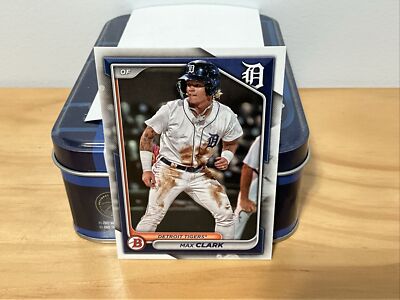 2024 Bowman Max Clark BP-74 Detroit Tigers Baseball Card 2C