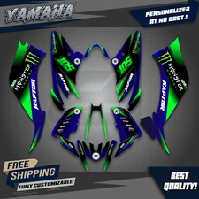 Yamaha raptor 125 Graphic kit ATV Graphics Decals Kit  all years