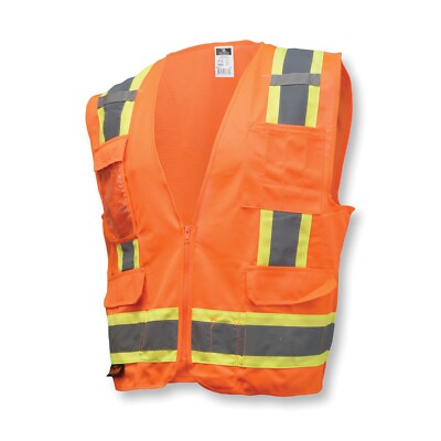 Radians SV602X 2X Orange Surveyor Vest