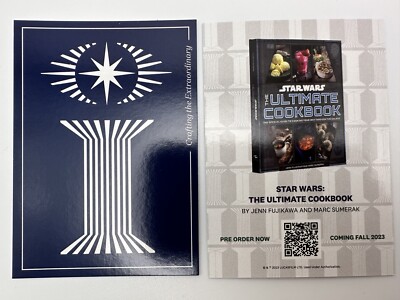 SDCC 2023 EXCLUSIVE Insight Editions Promo Card Star Wars Ultimate Cookbook