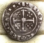 1324-1359 Crusaders - Kingdom Of Cyprus 1/2 Gross - Hugh IV - Silver