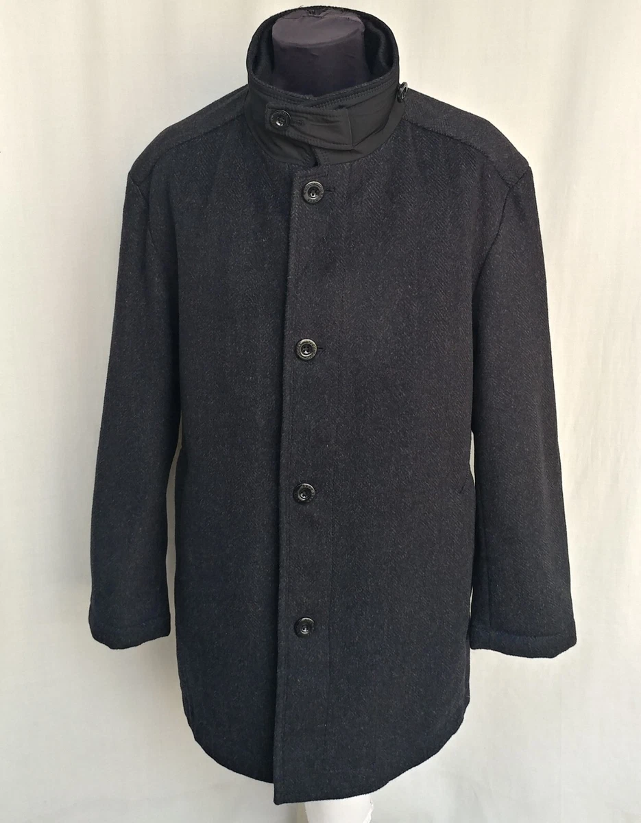 Hugo boss deals wool overcoat