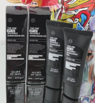 Allies of Skin Sunscreen Primer Gel Duo The One LSF50 Invisible Sunscreen Neu