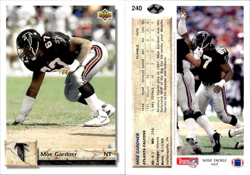 1992 Upper Deck Series 1 Football Complete Your Set #1-250 You Pick! - Picture 190 of 192
