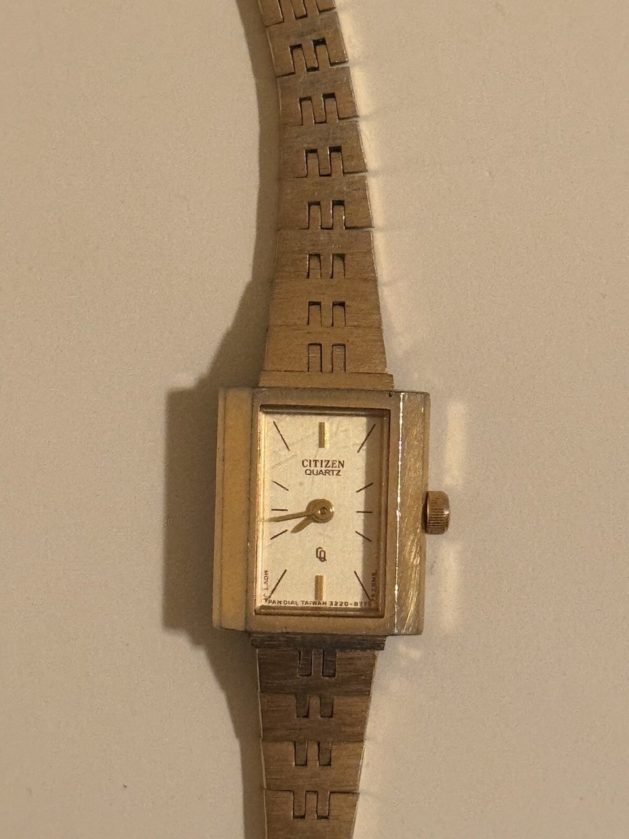Vintage Citizen Quartz Gold Watch - Base Metal VP 3220 Vintage Citizen Quartz Gold Watch - Base Metal VP 3220
