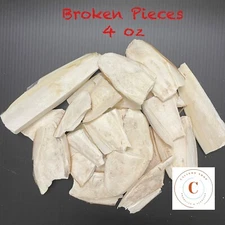 8 oz Broken Cuttlebone Cuttlefish for Fish Bird Reptile Food Calcium