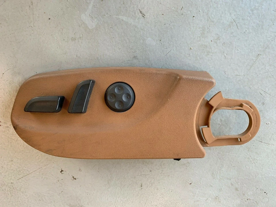 Audi A6 Quattro 2005-2008 asiento del conductor interruptor bisel Amaretto Foto 2 de 4