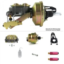 53-56 Ford F100 Frame Mount Power 7 Diaphragm Dual Brake Booster Kit Drumdrum