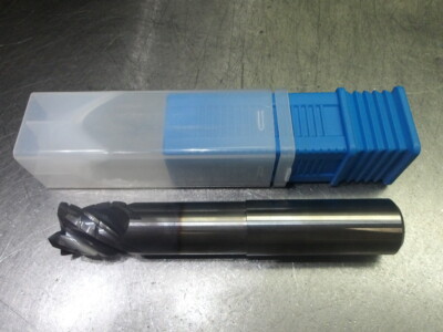 Benchmark 1'' 4 Flute Carbide CC Roughing Endmill 1'' Shank (LOC2101A)