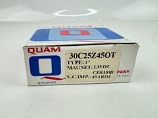 Quam 30c25z45ot 3" Weather Resistant Speaker 45 Ohm Nos