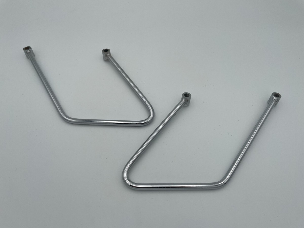 Harley Davidson 1984-1999 Softail OEM Chrome Saddlebag Supports