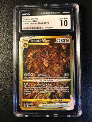 CGC 10 Giratina VSTAR GG69/GG70 Crown Zenith Pokemon Card | eBay