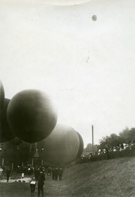 Grand Prix de l'Aéro-Club de France. Départ du ballon de