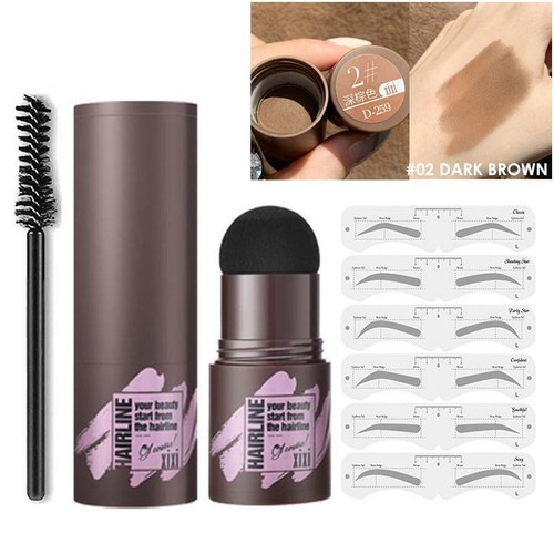 Waterproof Eyebrow Stamp Shaping Kit Eye Brow Power Stencils Definer Makeup Set⭐ - Picture 14 of 16
