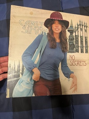 Carly Simon- No Secrets'-Vinyl LP Album- 1972 Elektra- Tested