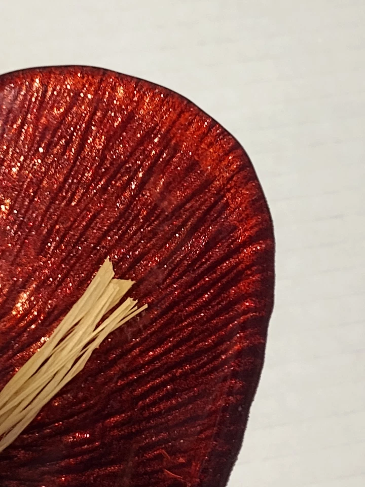 Juego de 4 platos de postre con aperitivo corazón vidrio brillo rojo Akcam Love Turkish Foto 2 de 4