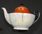 Vintage Czechoslovakia Orange Lustreware Tea Set – Complete Service for 6 — photo 2