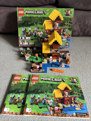 LEGO Minecraft: 21144 The Farm Cottage 100% Complete, Box