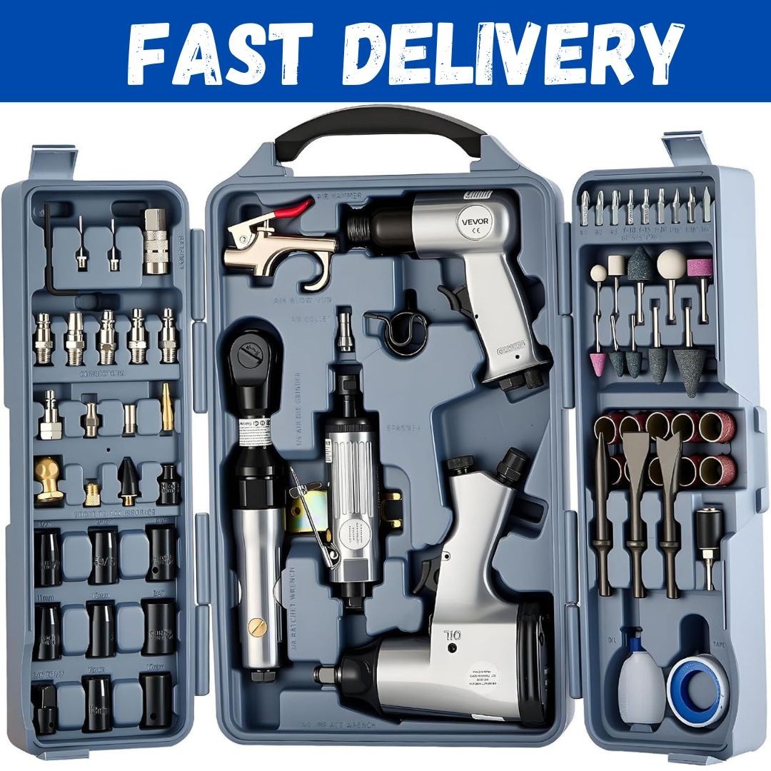 VEVOR 71pc Air Tool Kit 1/2" Impact Wrench FREE SHIPPING
