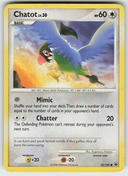 Chatot 55/100 Majestic Dawn Common