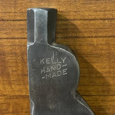 Rare Vintage KELLY HAND MADE Half Hatchet Hammer Carpenters Tool Nice Logo USA