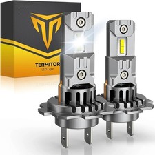 10X 50000LM UltraBright 6500K H7 Fog Light Headlight Bulbs.Waterproof,Pack of 2