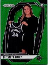 Elizabeth Kitley 2024 Panini Prizm WNBA Green Prizms Las Vegas Aces