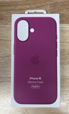 Genuine Apple Silicone MagSafe Case for iPhone 16, Fuchsia Pink, MYY53ZM/A