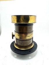 Dallmeyer 3D Patent Portrait Petzval Lens Brass