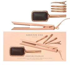 Kristin Ess Hair Signature Styling Set 3-in-1 Ceramic Flat Iron 4 Heat Settings