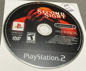 Second Sight Sur Sony PS2 – Version PROMO PRESSE – PAL – Jeu D'horreur-action