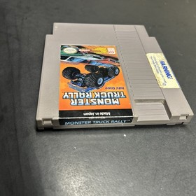 Monster Truck Rally for Nintendo NES TESTED WORKING *Blockbuster Label*