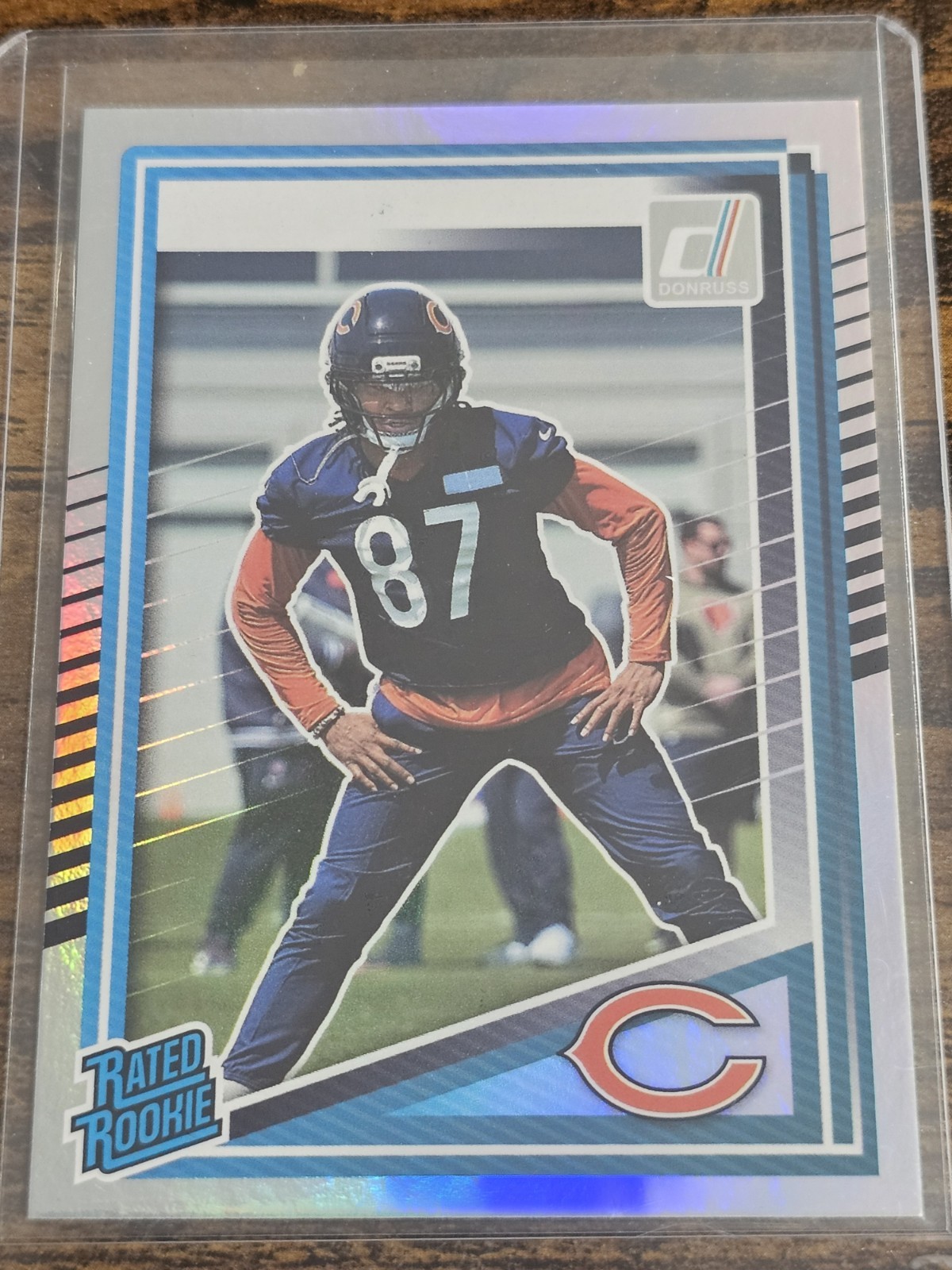 2025 Panini Donruss Luther Burden III RC Rated Rookie #395 No Name Variation SSP