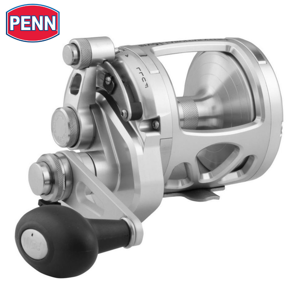 PENN Saltwater Conventional 2 Speed Reel International VI 16VIS Silver 210590₽