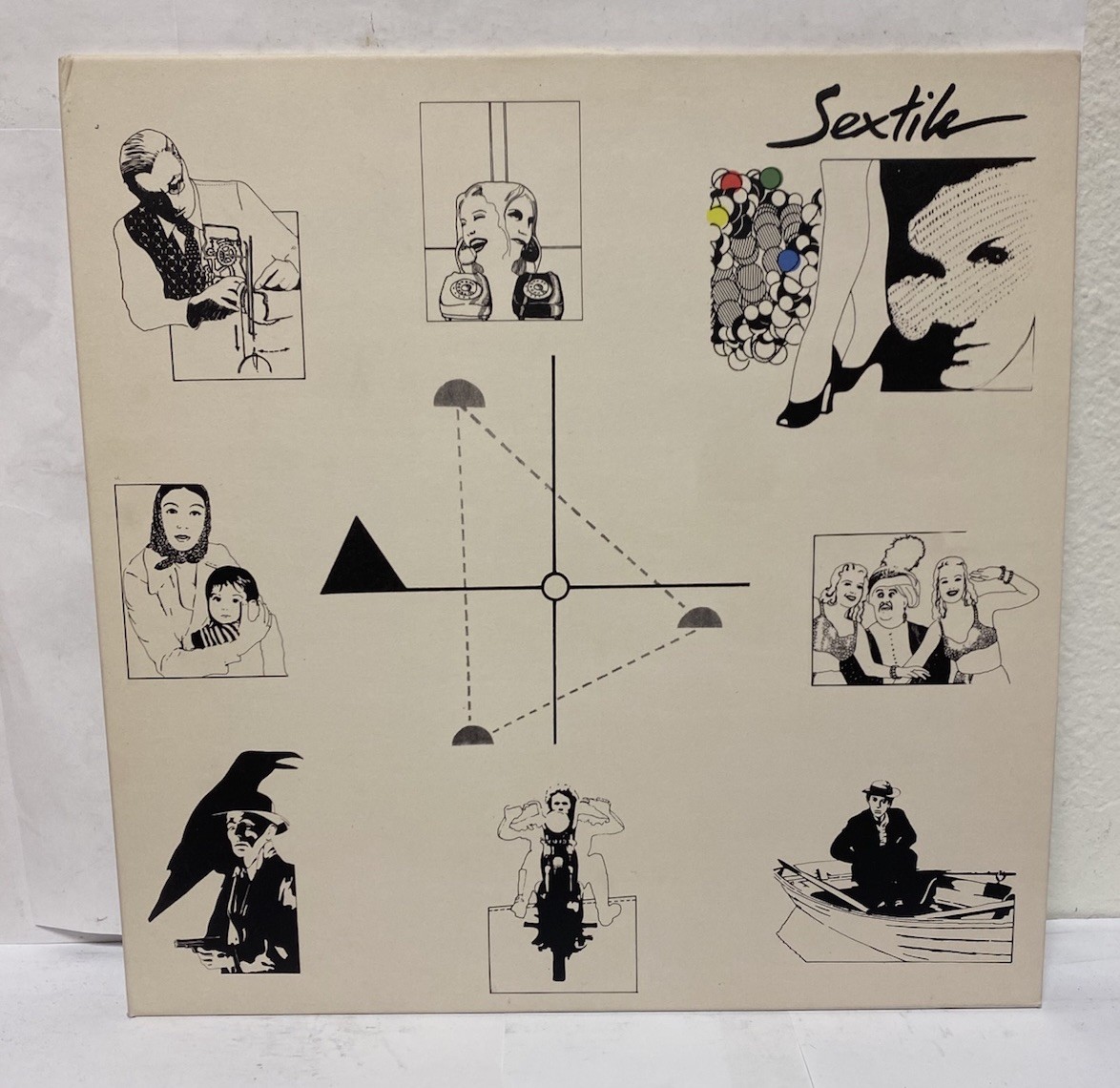 Sextile Albeit Living LP SIGNED Blue Dot Version FLT-044 VG+ | eBay