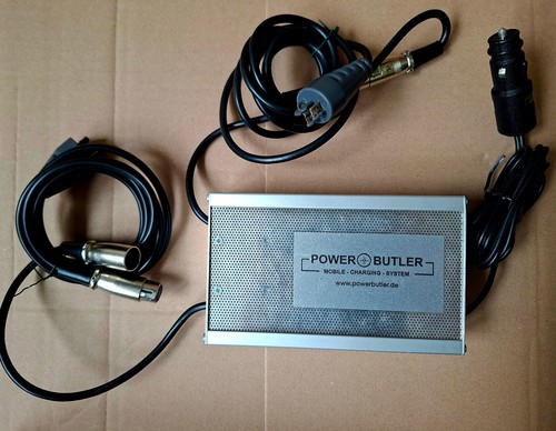 POWER BUTLER  E-Bike Ladegerät  Mobiles Laden mit 12Volt für 1-2 Bosch E-Bikes