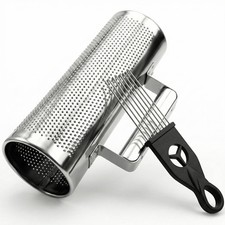 Professional Metal Guiro Instrument, 8" x 3" Stainless Steel Latin Percussion...