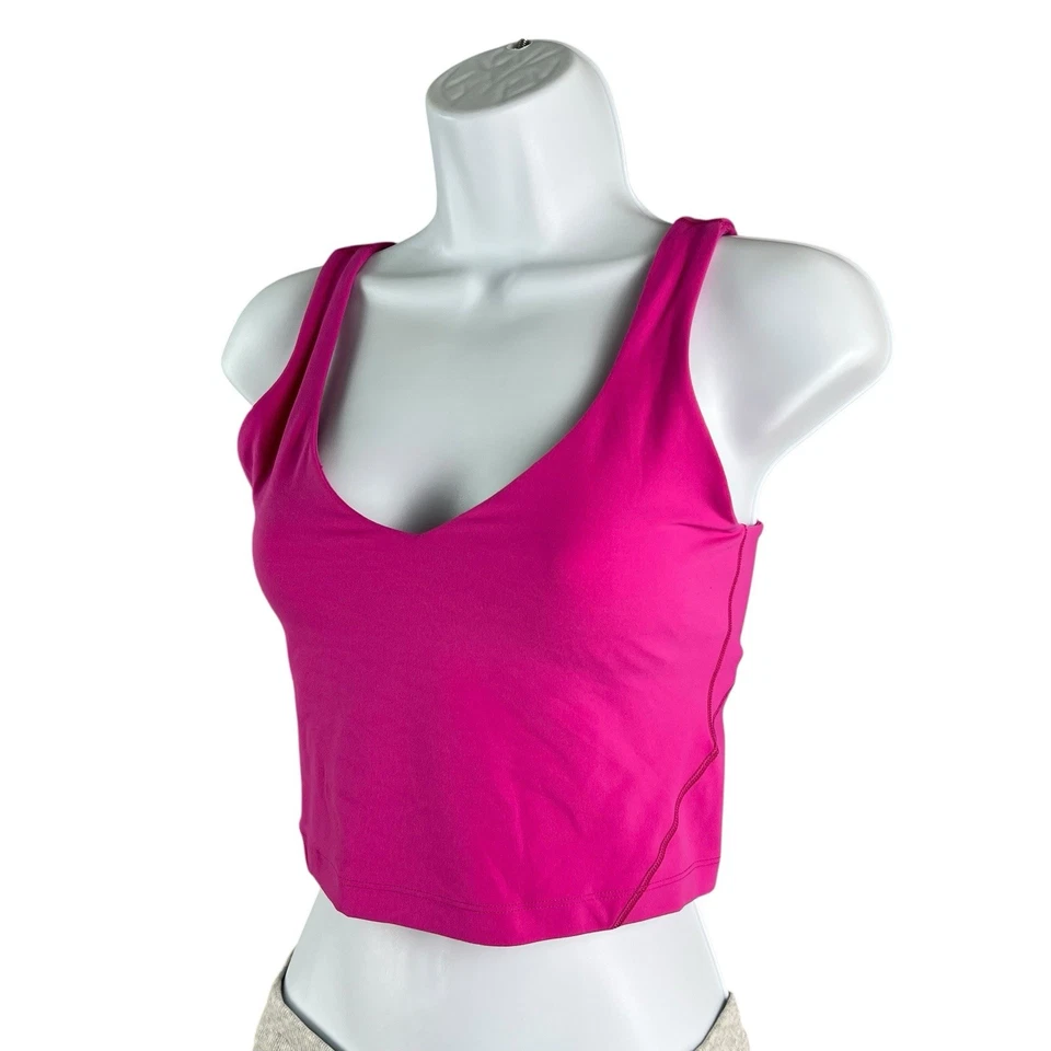 Lululemon Align 背心上衣女式 4 码洋红色紫色瑜伽锻炼运动服 — 第 4/4 张图片