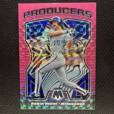2021 Panini Mosaic - Producers Robin Yount #P9 Pink Mosaic Prizm /10