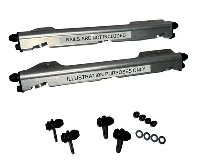 VS V6 FUEL RAIL 6AN END & CROSSOVER FITTINGS ECOTEC TURBO HOLDEN HSV x4 JL ENG - Image 1 of 2