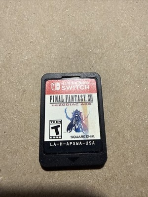 Final Fantasy XII The Zodiac Age Nintendo Switch Cartridge Only Tested ESRB USA