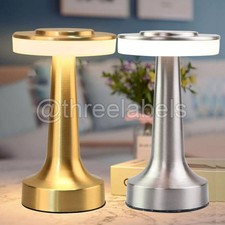 LED Touch Desk Table Lamp Cordless USB Rechargeable Portable Dimmable Light US