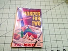 George Harmon Coxe / MURDER FOR TWO Dell  Mapback Book #276 Crime Noir