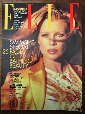 Kim Basinger - Elle magazine - January 1995, Tyra Banks, Rena Owen, Sheryl Crow