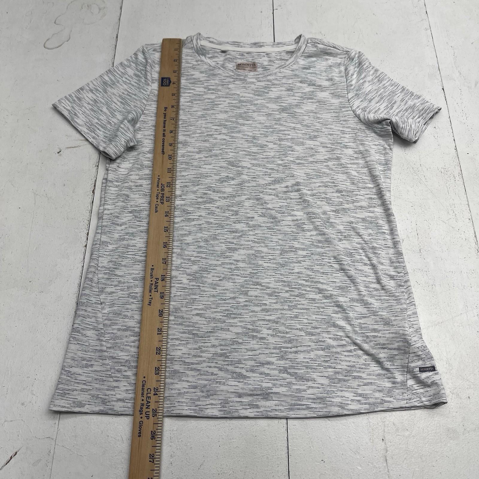 Mondetta White Gray Printed Performance Luxury Ac… - image 5