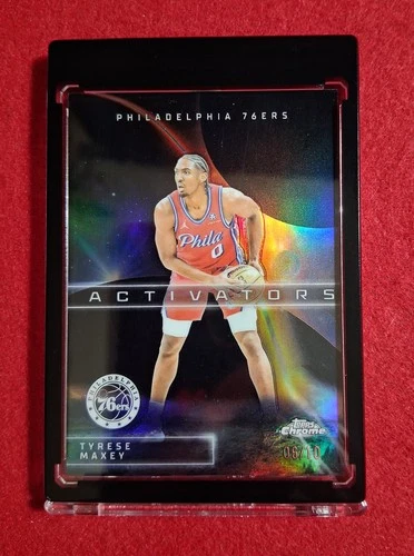 2025 Topps Chrome Tyrese Maxey Base (RAW)