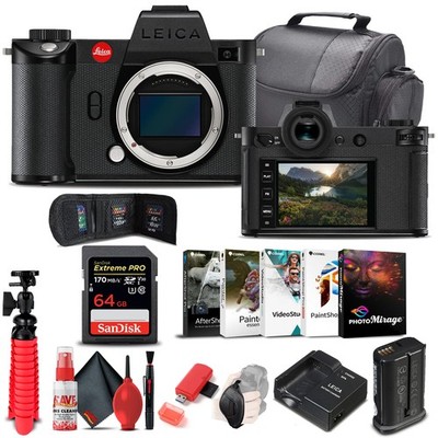 Leica SL2-S Mirrorless Digital Camera Body Only + 64GB Memory Card + More Bundle